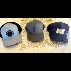3 Travis Mathew Hats! NEW & excellent condition